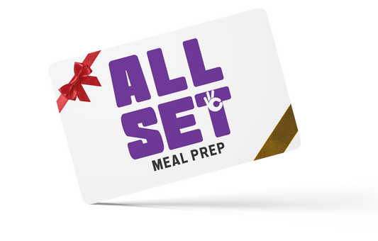 All Set Meal Prep Gift Card